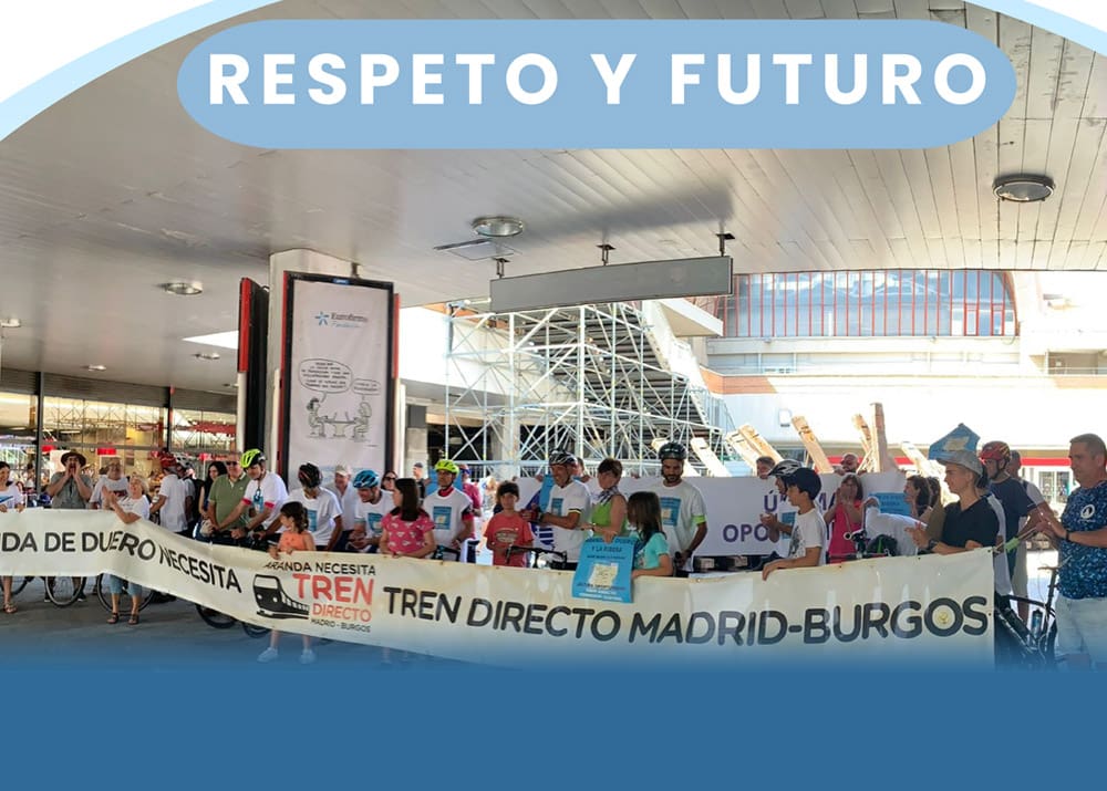 Concentración «Por el Tren Directo Corredor Central»