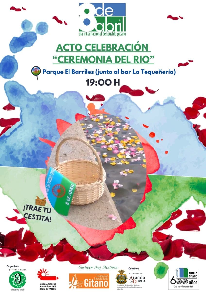 ceremonia del rio dia del pueblo gitano