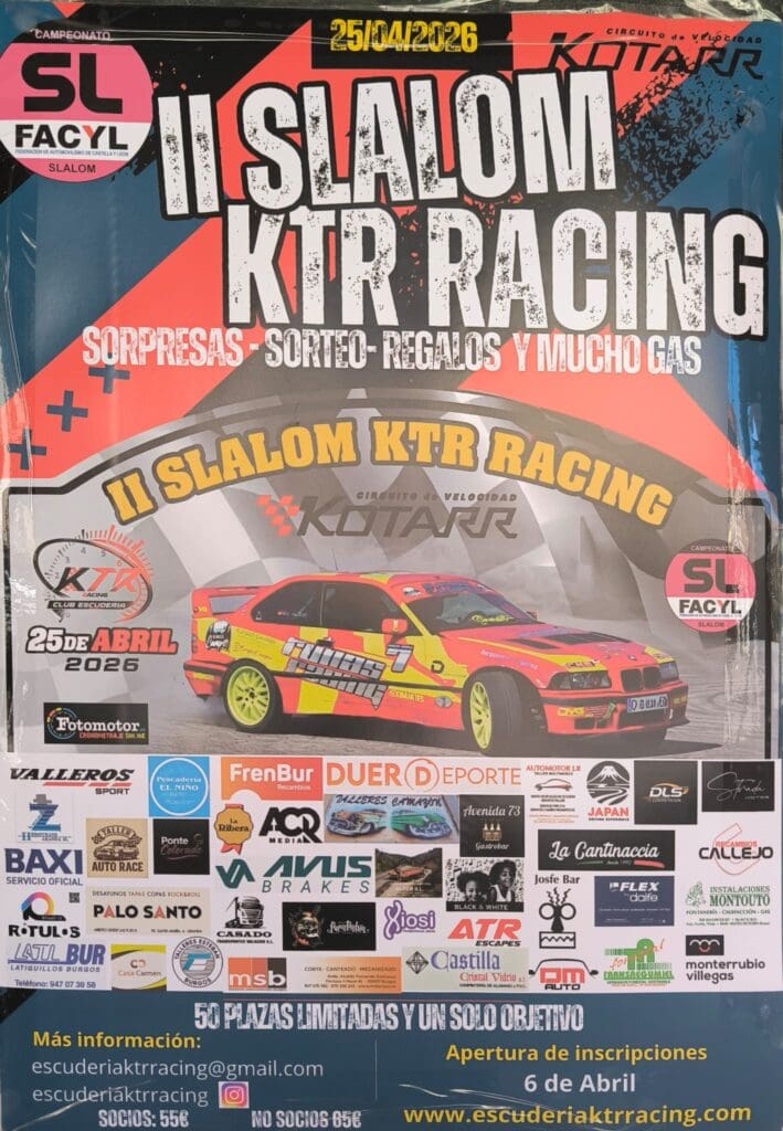 II Slalom KTR Racing | 25 ABRIL 2026