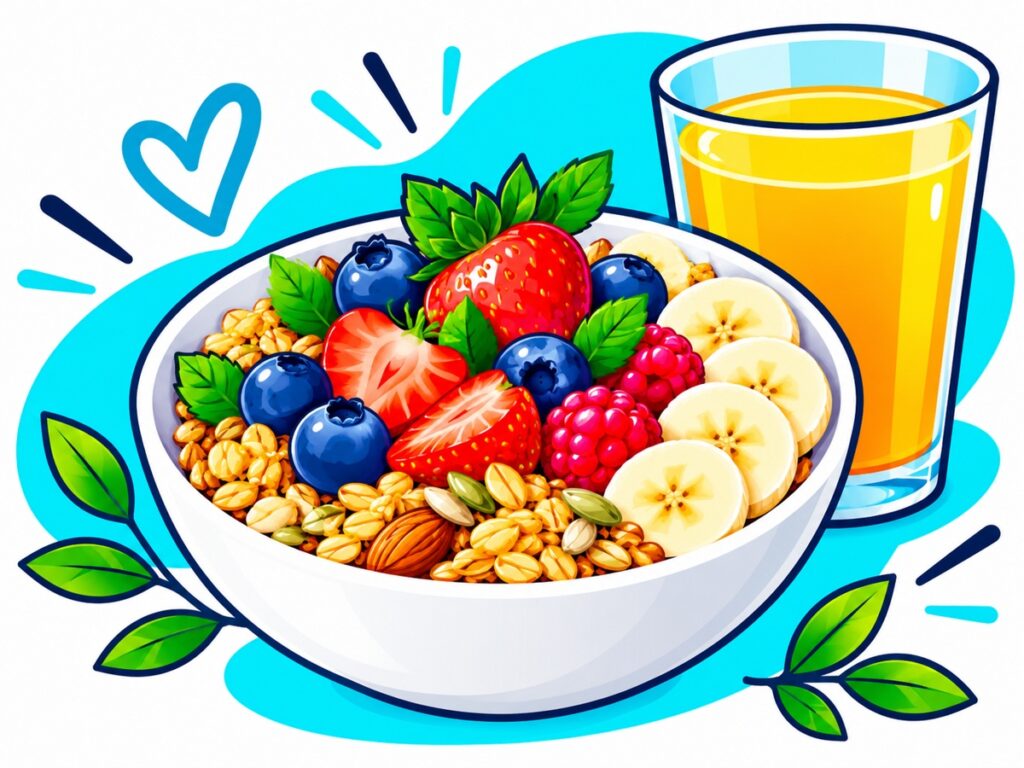 El desayuno saludable — Conéctate, cuídate y decide