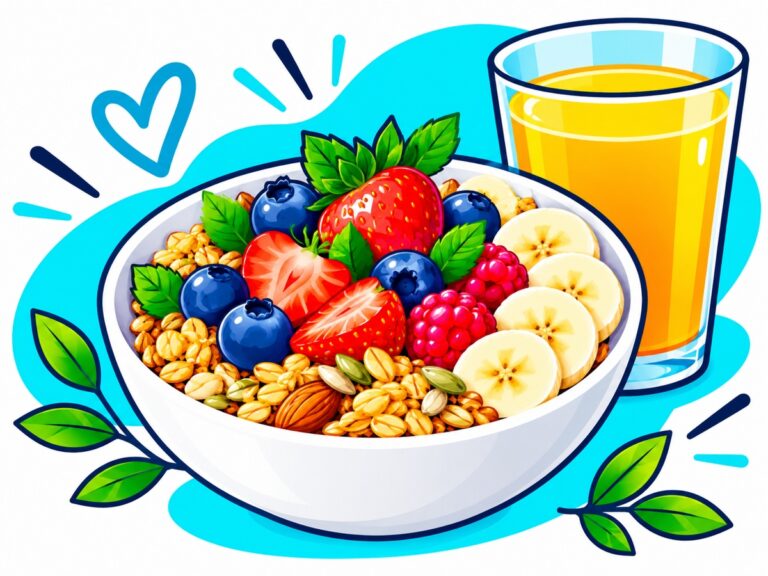 El desayuno saludable — Conéctate, cuídate y decide