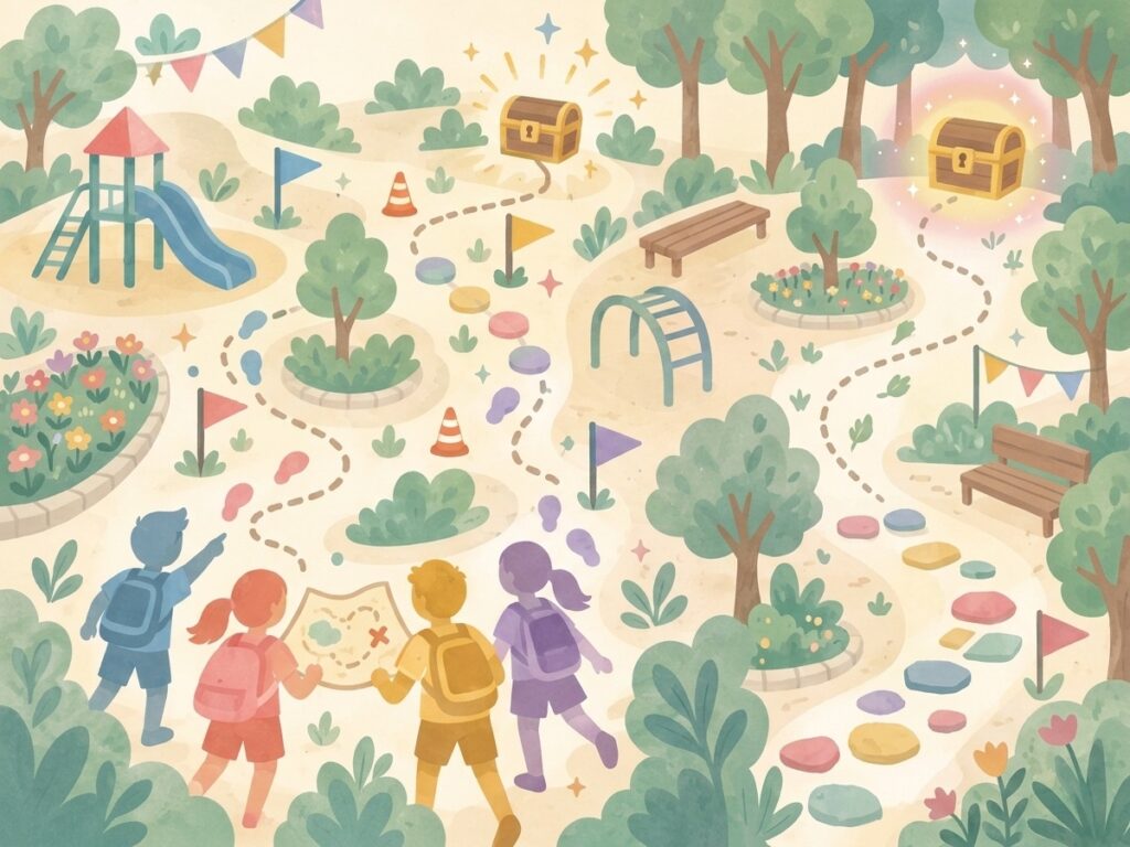 El mapa secreto del patio – Ocio y tiempo libre